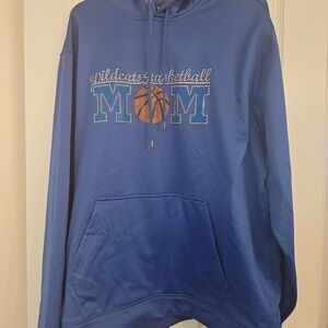 Blue Basketball Mom Hoodie